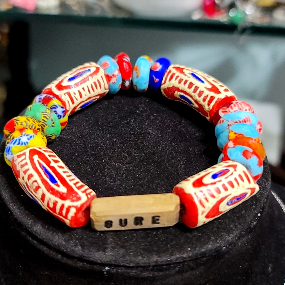 Authentic African Bead Bracelets - image 1